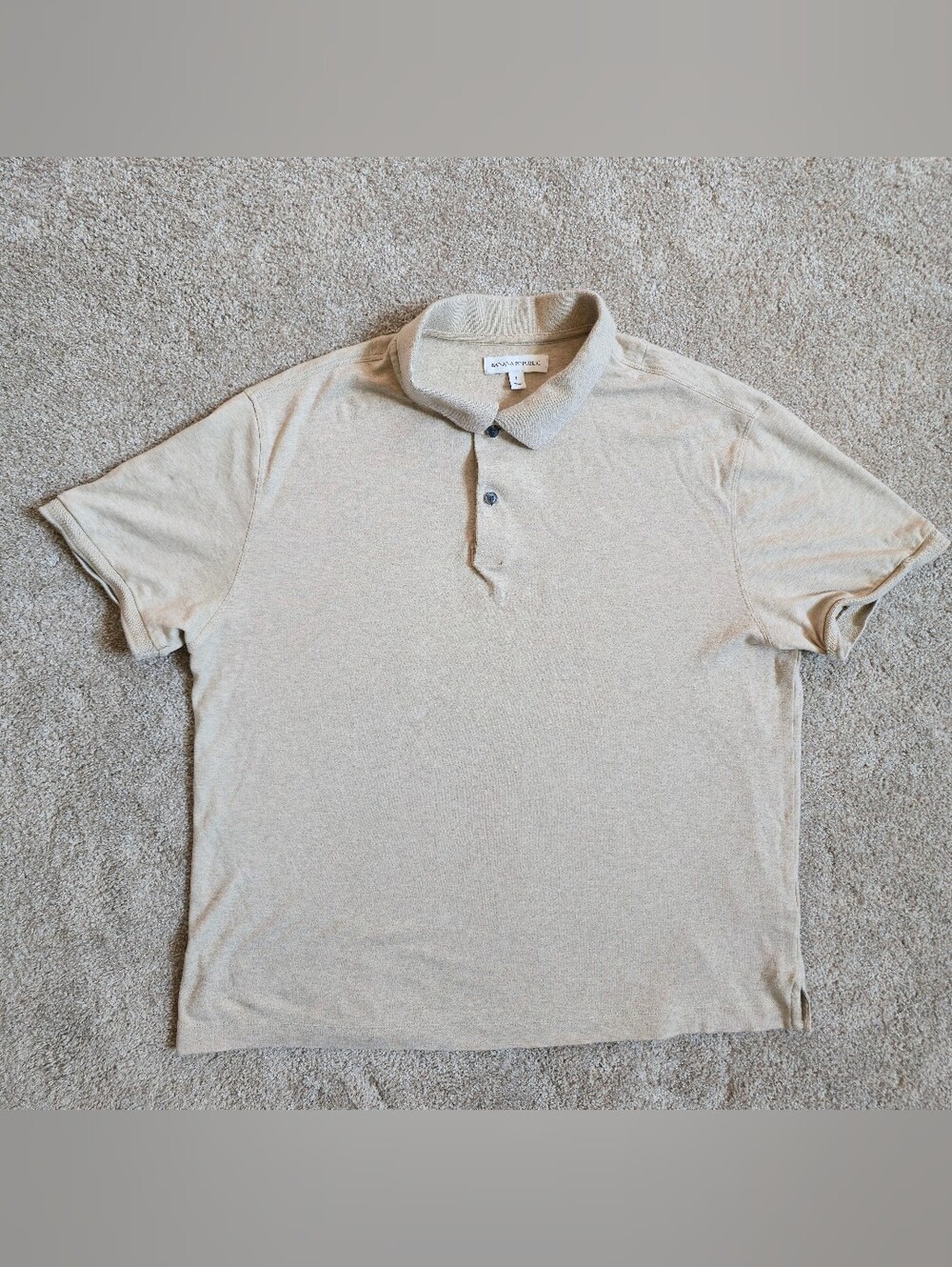 Banana Republic Luxury-Touch Polo Distressed Large